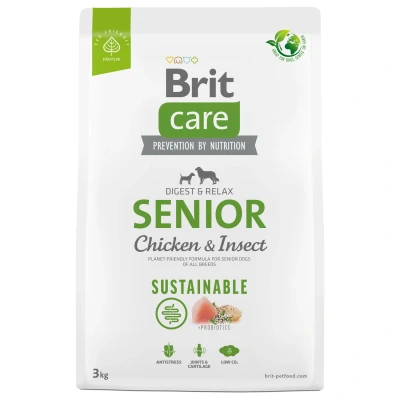 Afbeelding van Brit Care Dog Sustainable Senior Kip Hondenvoer 3 kg