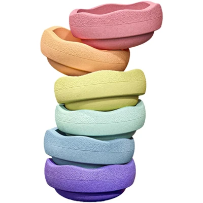 Afbeelding van Stapelstein original rainbow pastel 6st