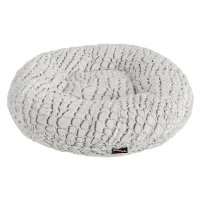 Afbeelding van Jack and Vanilla hondenmand rond 105cm snakeskin hondenkussen