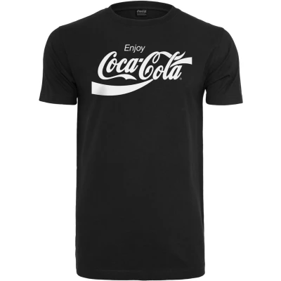 Afbeelding van Merchcode COCA COLA LOGO Tshirt print, Heren, Maat: Medium, Black