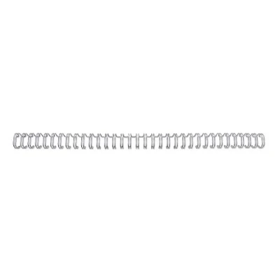 Afbeelding van GBC WireBind 2101007E metalen kam, zilverkleurig, 100 stuks