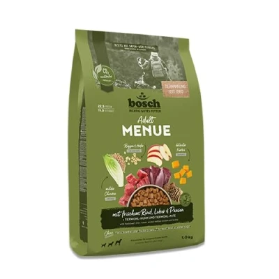 Afbeelding van Bosch MENUE Adult Rundvlees + Noordzee Zalm (2 x 2,4kg proefverpakking) Standaard titel