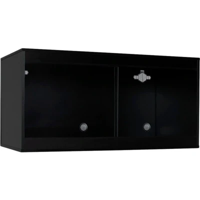 Afbeelding van Habistat Aquadistri vivarium 122 x d61 61 cm zwart