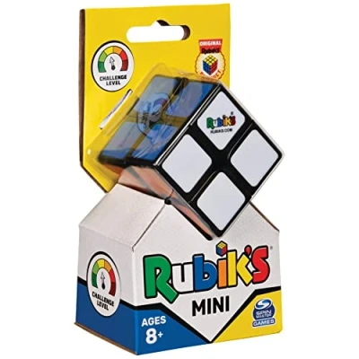 Image de RUBIK&#039;S, SPIN MASTER, le cube de Rubik&#039;s 2X2 MINI, l&#039;original, avec 2 couches 4 cubes, casse tête professionnel en combinaison couleurs, poche, adapté aux enfants 8 +,