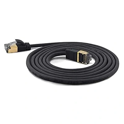Afbeelding van Patchkabel SSTP CAT7 Ste. CAT6a d=4mm 0,10m schwarz