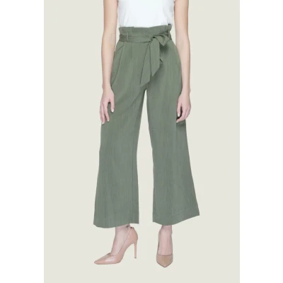 Afbeelding van ONLY Marsa Solid Paper Broek, Dames, Maat: XS, Olive green