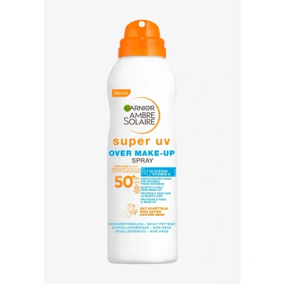Afbeelding van Garnier Ambre Solaire Super UV Overmakeup Spray SPF50+ Zonnebrandcrème, Maat: 75 ml,