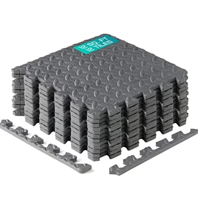 Afbeelding van Yes4All 8YCR Steekmat, solide, F. 12 vierkante voet (12 tegels) grijs, 30,5 x cm
