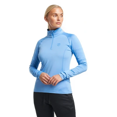 Afbeelding van Tenson TXlite Half Zip ski pully dames blauw