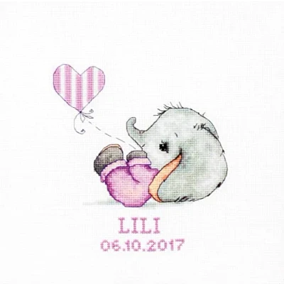Afbeelding van Luca S geboortetegel Baby Girl ls b1133