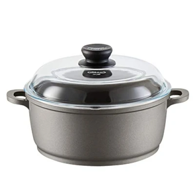 Afbeelding van Berndes Kookpan Bonanza Essenhouten Steel Incl Glazen Deksel 20 cm Grijs