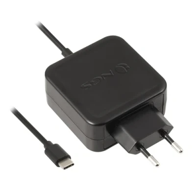 Afbeelding van NGS Wandlader voor computer, 45 W, USB type C aansluiting, universeel, automatisch. Kleur: zwart.