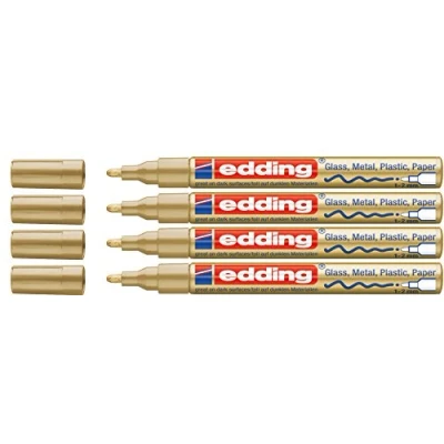 Afbeelding van Edding 751 Marker Punt Goud Medium