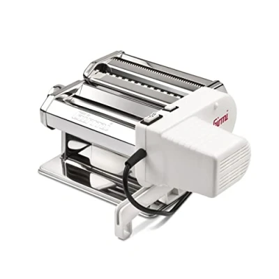 Afbeelding van Girmi IM91 Elektrische deegmachine, 90 W, 5 deegmaten, 2 werksnelheden, roestvrij staal, 33 x 17 27 cm