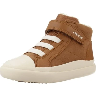 Afbeelding van Geox B Gisli Boy Sneaker Baby Jongens, Bruin