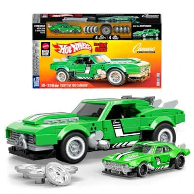 Afbeelding van Mattel Brick Shop Hot Wheels Custom &#039;68 Camaro