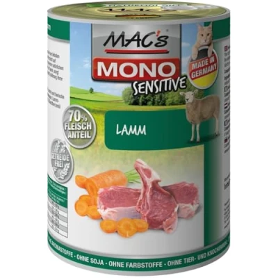 Afbeelding van MAC&#039;s CAT Monoproteïne blik 6x400g Lam