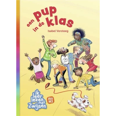Image de een pup in de klas