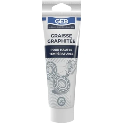 Afbeelding van GEB Grafietvet voor slot, droge smering en afdichting van systemen die aan hoge temperaturen of zeer belasting worden blootgesteld, tube 125 ml