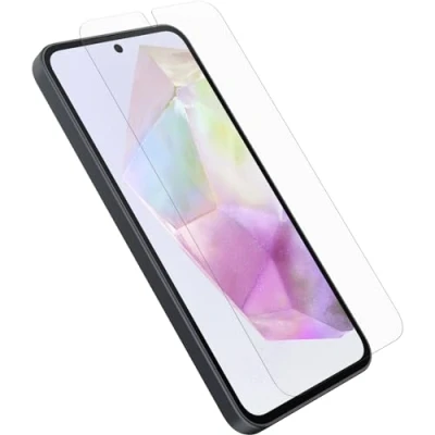 Afbeelding van OtterBox Glass displaybescherming voor Samsung Galaxy A35 5G, gehard glas, krasbescherming, valbescherming splinterbescherming, levering zonder verpakking