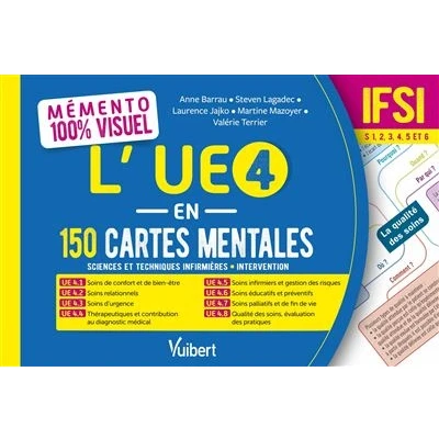 Image de Mémento 100% visuel L&#039;UE 4 en 150 cartes mentales IFSI