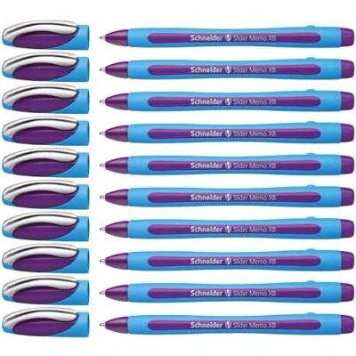 Afbeelding van Schneider balpen Slider Memo XB 1,4mm violet 10 stuks S 150208