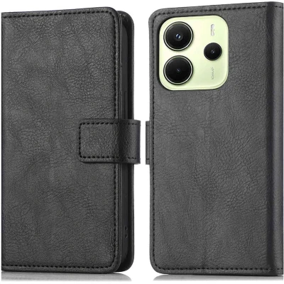 Afbeelding van imoshion Mandala Bookcase voor de Xiaomi Redmi Note 14 (4G) Zwart