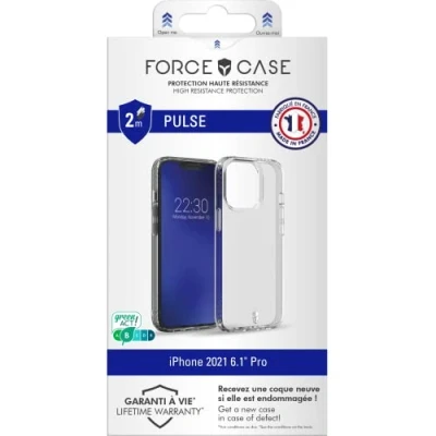 Afbeelding van Force Case, Versterkte hoes Geschikt voor Apple iPhone 13 Pro PULSE, Transparant