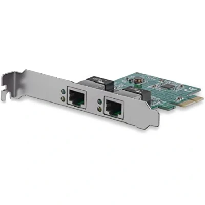 Image de StarTech.com Carte r?seau PCI Express ? 2 ports Gigabit Ethernet adaptateur NIC PCIe GbE réseau