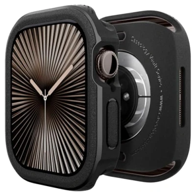 Afbeelding van Caseology Vault Hoesje compatibel met Apple Watch 10 (42 mm) mat zwart
