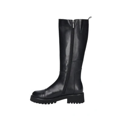 Afbeelding van Josef Seibel Sallina Plateaulaarzen, Dames, Maat: 38, Schwarz Leer