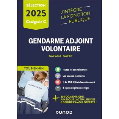 Afbeelding van Gendarme adjoint volontaire 2019 2020, Tout en un
