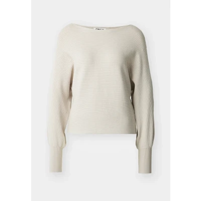 Afbeelding van ONLY Onladaline Trui, Dames, Maat: Small, Pumice stone