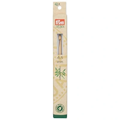 Afbeelding van Prym Haaknaalden voor bamboewol, 15 cm, 4,50 mm, natuur, Eén maat