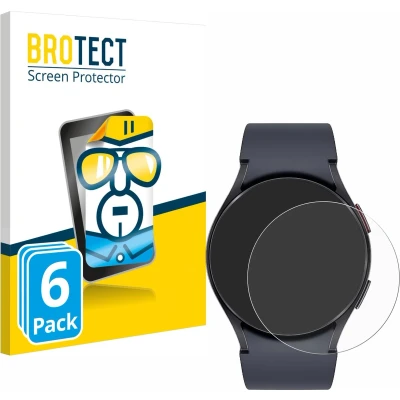 Afbeelding van BROTECT Screenprotector voor Samsung Galaxy Watch 6 (40 mm) Folie Beschermfolie transparant (6 Stuks)