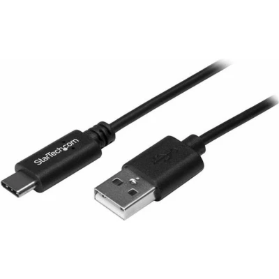 Afbeelding van Kabel USB A naar C Startech USB2AC50CM 0,5 m Zwart