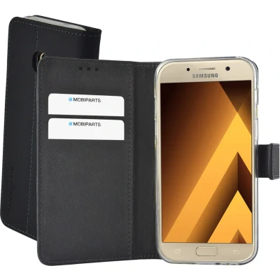 Afbeelding van Mobiparts Premium Wallet TPU Case Samsung Galaxy A3 (2017) Black