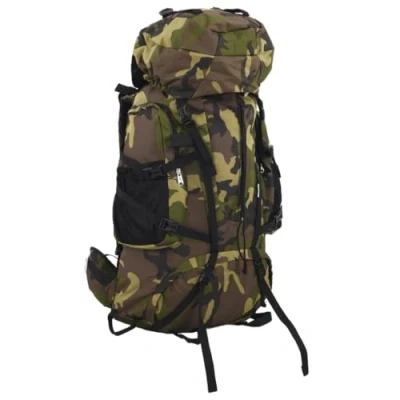 Afbeelding van Wandelrugzak 80 L camouflage oxford stof groen