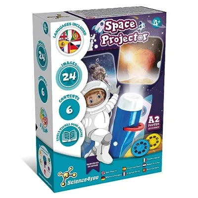 Image de Science4you Lampe Torche de l&#039;espace pour Enfant Projecteur Planetarium avec Planètes du Système Solaire, Jeu Educatif, Jouets, Cadeaux Garçon et Fille 4+ Ans