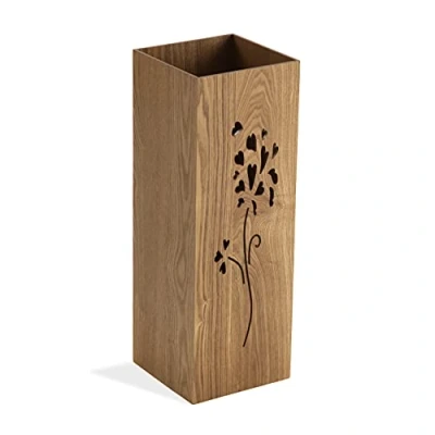 Afbeelding van Paraplyställ Blommor Hout MDF (22 x 48 22 cm) Kleur Natuurlijk