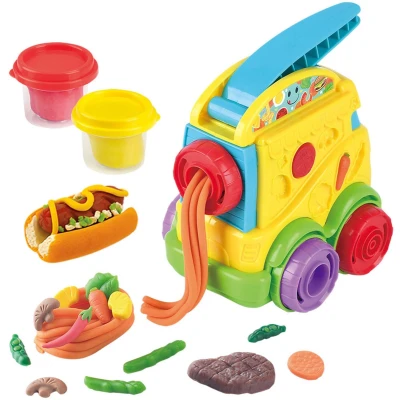 Afbeelding van Play Foodtruck Kleiset, 2 Kleipotjes