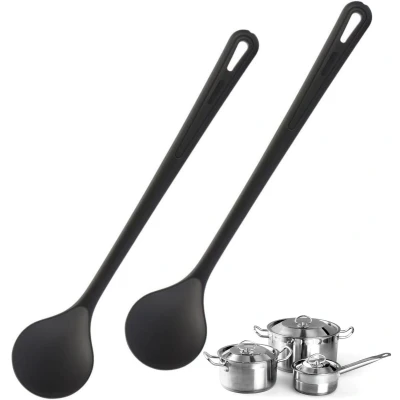 Afbeelding van Westmark 2 x meng /kooklepel, lengte: 30,2 cm, Gentle, zwart, 288422E3