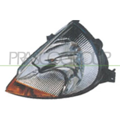 Afbeelding van PRASCO FD0064904 Koplampen Links H1, H7 Oranje Met knipperlamp voor rechtsrijdend verkeer Zonder afregelmotor LWR