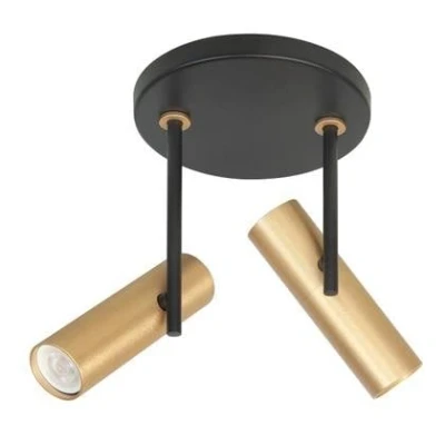 Afbeelding van Highlight Spot Trend Zwart Goud Mini GU 10 Ø 35mm 2 Lichts