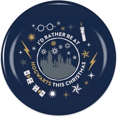 Afbeelding van Harry Potter Hogwarts Kasteel Ontbijt Bord Blauw