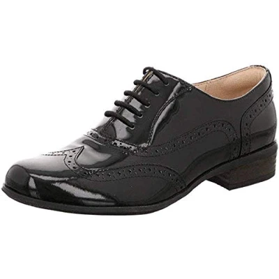 Afbeelding van Clarks Hamble OAK Veterschoenen, Dames, Maat: 41, Black Leer