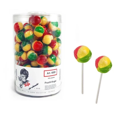 Afbeelding van Fruit Bal Lolly 100 Stuks