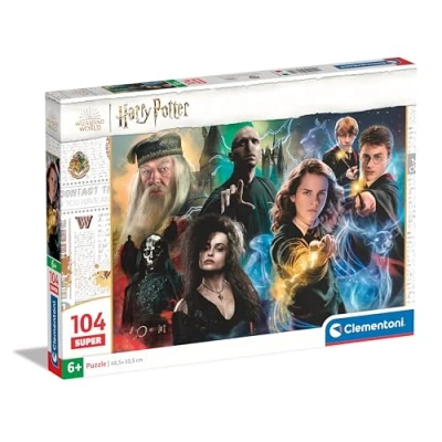 Afbeelding van Clementoni Harry Potter Supercolor 104 stukjes kinderen 6 jaar, cartoon puzzel, gemaakt in Italië, meerkleurig, 25775