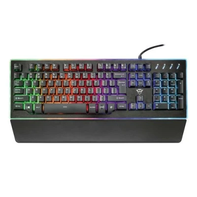 Image de Clavier de jeu semi mécanique Trust GXT 860 Thura Noir