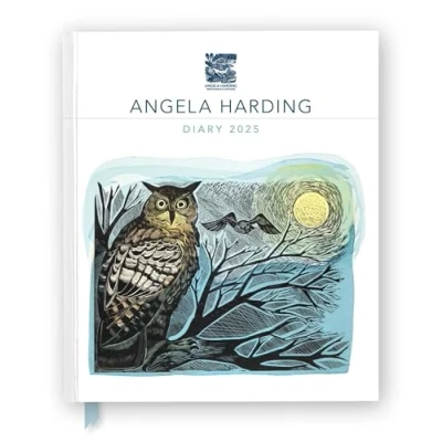 Afbeelding van Angela Harding 2025 Desk Diary Planner Week to View, Illustrated throughout